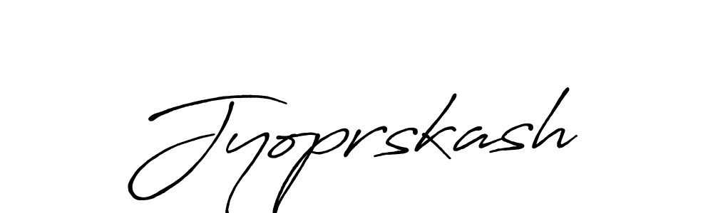 Use a signature maker to create a handwritten signature online. With this signature software, you can design (Antro_Vectra_Bolder) your own signature for name Jyoprskash. Jyoprskash signature style 7 images and pictures png