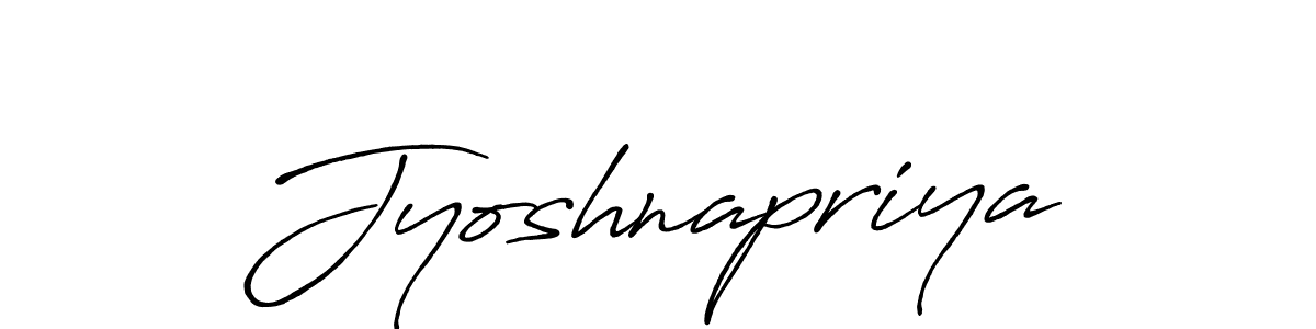 Create a beautiful signature design for name Jyoshnapriya. With this signature (Antro_Vectra_Bolder) fonts, you can make a handwritten signature for free. Jyoshnapriya signature style 7 images and pictures png