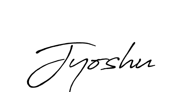 Create a beautiful signature design for name Jyoshu. With this signature (Antro_Vectra_Bolder) fonts, you can make a handwritten signature for free. Jyoshu signature style 7 images and pictures png