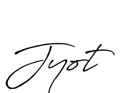 How to make Jyot signature? Antro_Vectra_Bolder is a professional autograph style. Create handwritten signature for Jyot name. Jyot signature style 7 images and pictures png
