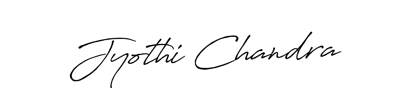 Make a beautiful signature design for name Jyothi Chandra. With this signature (Antro_Vectra_Bolder) style, you can create a handwritten signature for free. Jyothi Chandra signature style 7 images and pictures png