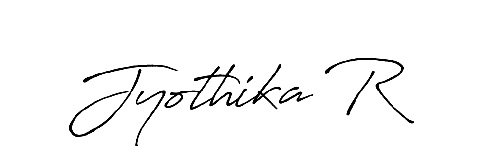 Make a beautiful signature design for name Jyothika R. Use this online signature maker to create a handwritten signature for free. Jyothika R signature style 7 images and pictures png