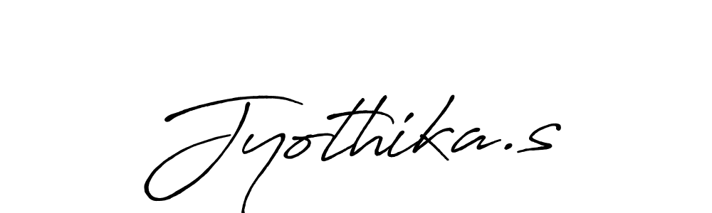 if you are searching for the best signature style for your name Jyothika.s. so please give up your signature search. here we have designed multiple signature styles  using Antro_Vectra_Bolder. Jyothika.s signature style 7 images and pictures png