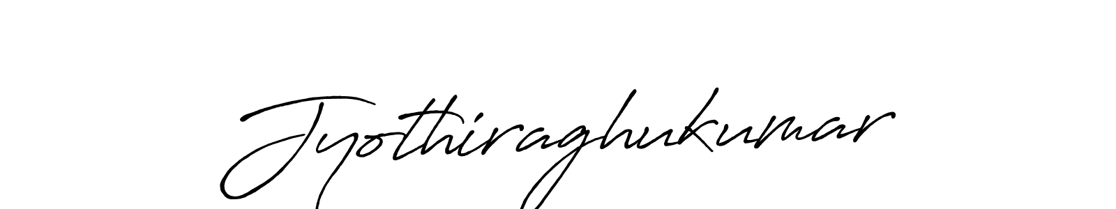 Create a beautiful signature design for name Jyothiraghukumar. With this signature (Antro_Vectra_Bolder) fonts, you can make a handwritten signature for free. Jyothiraghukumar signature style 7 images and pictures png