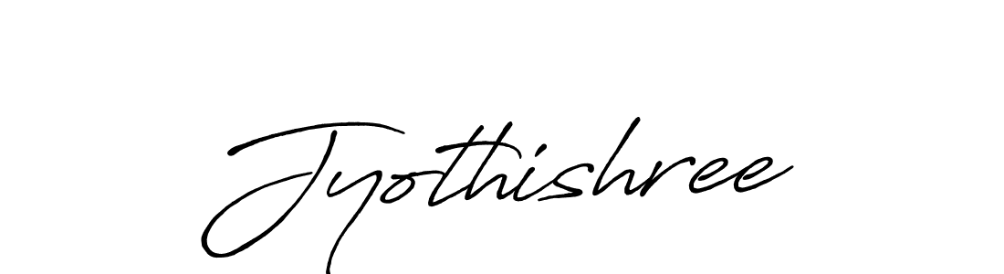 Create a beautiful signature design for name Jyothishree. With this signature (Antro_Vectra_Bolder) fonts, you can make a handwritten signature for free. Jyothishree signature style 7 images and pictures png