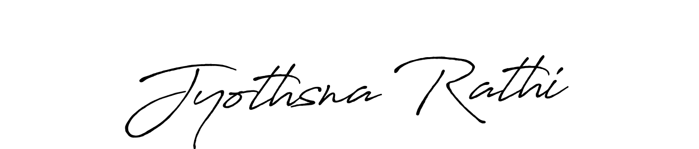 Create a beautiful signature design for name Jyothsna Rathi. With this signature (Antro_Vectra_Bolder) fonts, you can make a handwritten signature for free. Jyothsna Rathi signature style 7 images and pictures png