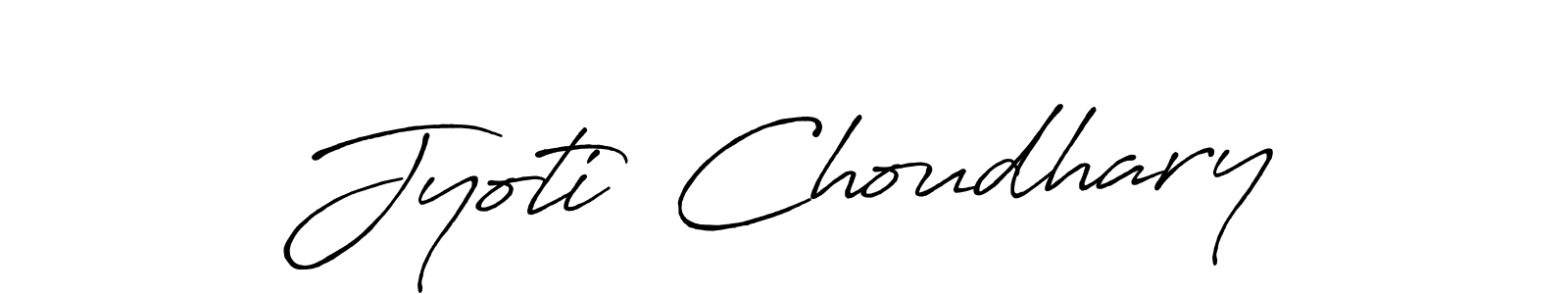 Similarly Antro_Vectra_Bolder is the best handwritten signature design. Signature creator online .You can use it as an online autograph creator for name Jyoti  Choudhary. Jyoti  Choudhary signature style 7 images and pictures png