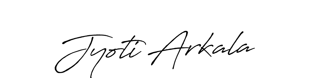 How to make Jyoti Arkala signature? Antro_Vectra_Bolder is a professional autograph style. Create handwritten signature for Jyoti Arkala name. Jyoti Arkala signature style 7 images and pictures png