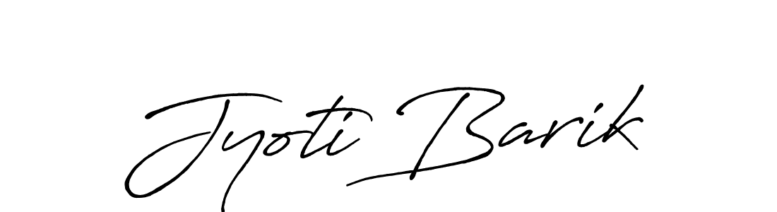 The best way (Antro_Vectra_Bolder) to make a short signature is to pick only two or three words in your name. The name Jyoti Barik include a total of six letters. For converting this name. Jyoti Barik signature style 7 images and pictures png