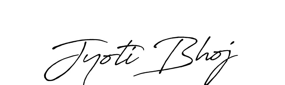 How to make Jyoti Bhoj signature? Antro_Vectra_Bolder is a professional autograph style. Create handwritten signature for Jyoti Bhoj name. Jyoti Bhoj signature style 7 images and pictures png