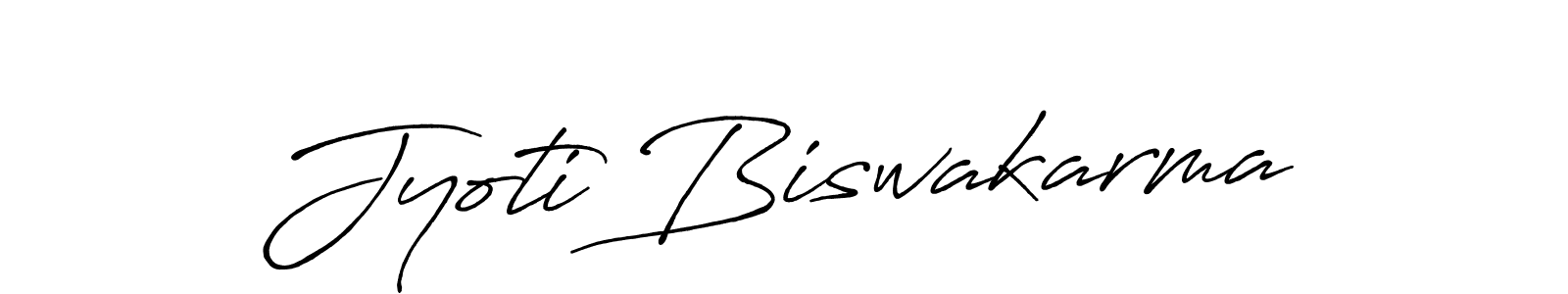 How to make Jyoti Biswakarma signature? Antro_Vectra_Bolder is a professional autograph style. Create handwritten signature for Jyoti Biswakarma name. Jyoti Biswakarma signature style 7 images and pictures png