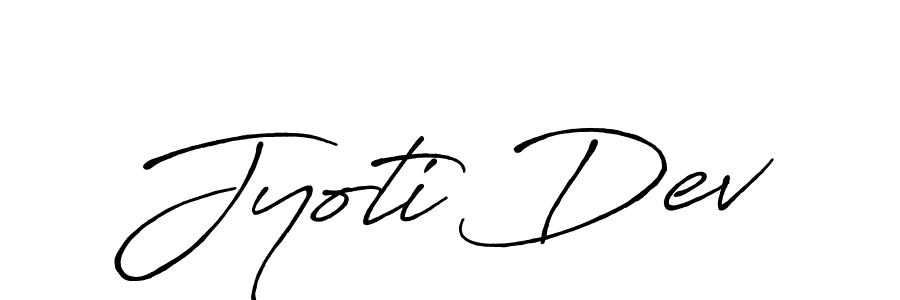 You should practise on your own different ways (Antro_Vectra_Bolder) to write your name (Jyoti Dev) in signature. don't let someone else do it for you. Jyoti Dev signature style 7 images and pictures png