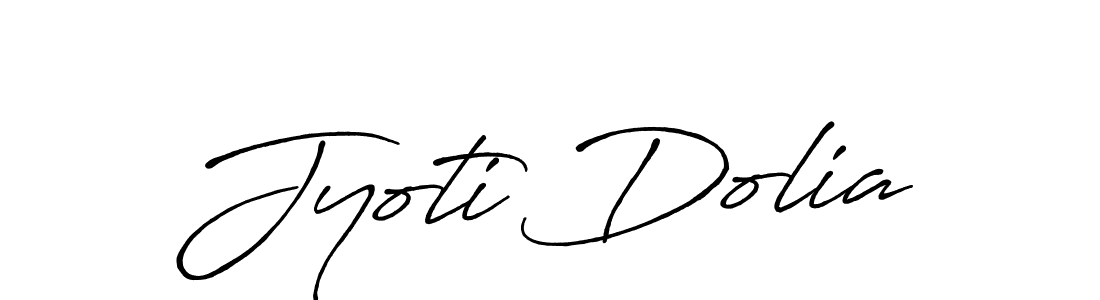 The best way (Antro_Vectra_Bolder) to make a short signature is to pick only two or three words in your name. The name Jyoti Dolia include a total of six letters. For converting this name. Jyoti Dolia signature style 7 images and pictures png