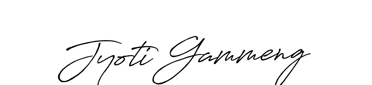 Use a signature maker to create a handwritten signature online. With this signature software, you can design (Antro_Vectra_Bolder) your own signature for name Jyoti Gammeng. Jyoti Gammeng signature style 7 images and pictures png