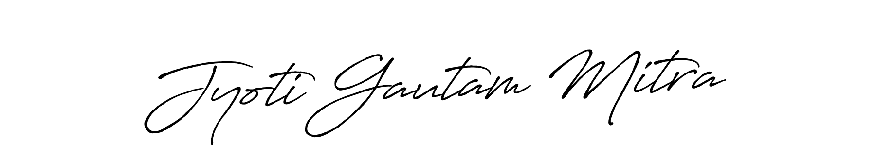 You should practise on your own different ways (Antro_Vectra_Bolder) to write your name (Jyoti Gautam Mitra) in signature. don't let someone else do it for you. Jyoti Gautam Mitra signature style 7 images and pictures png