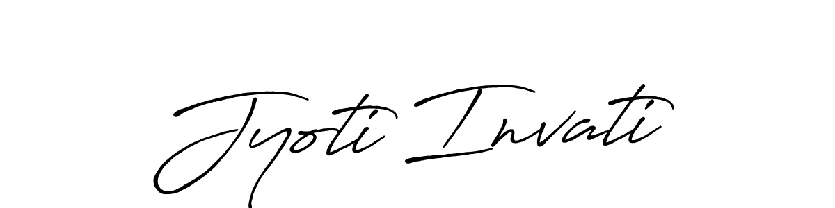 Antro_Vectra_Bolder is a professional signature style that is perfect for those who want to add a touch of class to their signature. It is also a great choice for those who want to make their signature more unique. Get Jyoti Invati name to fancy signature for free. Jyoti Invati signature style 7 images and pictures png