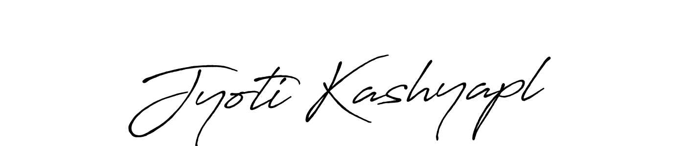 It looks lik you need a new signature style for name Jyoti Kashyapl. Design unique handwritten (Antro_Vectra_Bolder) signature with our free signature maker in just a few clicks. Jyoti Kashyapl signature style 7 images and pictures png