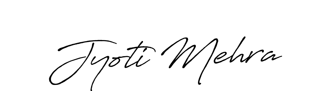 Jyoti Mehra stylish signature style. Best Handwritten Sign (Antro_Vectra_Bolder) for my name. Handwritten Signature Collection Ideas for my name Jyoti Mehra. Jyoti Mehra signature style 7 images and pictures png