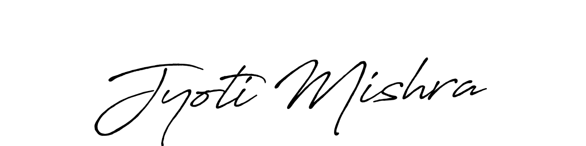 Use a signature maker to create a handwritten signature online. With this signature software, you can design (Antro_Vectra_Bolder) your own signature for name Jyoti Mishra. Jyoti Mishra signature style 7 images and pictures png