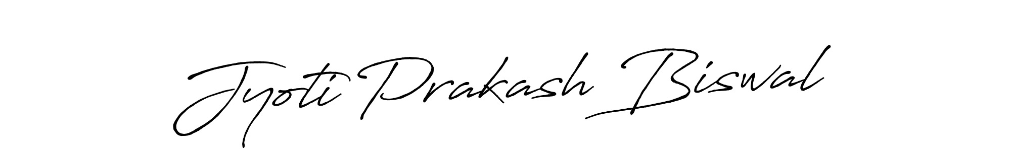 Design your own signature with our free online signature maker. With this signature software, you can create a handwritten (Antro_Vectra_Bolder) signature for name Jyoti Prakash Biswal. Jyoti Prakash Biswal signature style 7 images and pictures png
