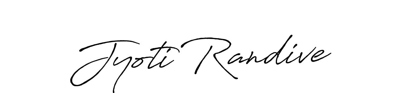 Jyoti Randive stylish signature style. Best Handwritten Sign (Antro_Vectra_Bolder) for my name. Handwritten Signature Collection Ideas for my name Jyoti Randive. Jyoti Randive signature style 7 images and pictures png