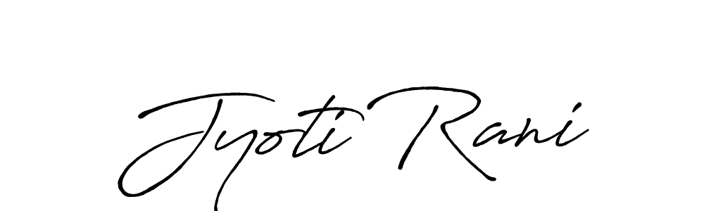 You should practise on your own different ways (Antro_Vectra_Bolder) to write your name (Jyoti Rani) in signature. don't let someone else do it for you. Jyoti Rani signature style 7 images and pictures png