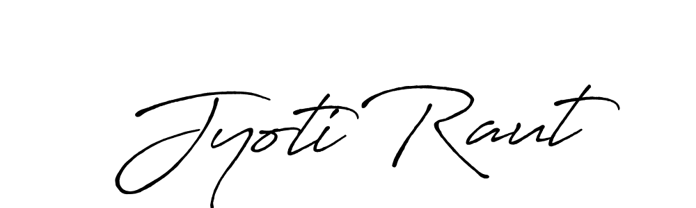 Jyoti Raut stylish signature style. Best Handwritten Sign (Antro_Vectra_Bolder) for my name. Handwritten Signature Collection Ideas for my name Jyoti Raut. Jyoti Raut signature style 7 images and pictures png