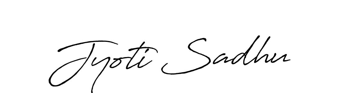 Make a beautiful signature design for name Jyoti Sadhu. Use this online signature maker to create a handwritten signature for free. Jyoti Sadhu signature style 7 images and pictures png