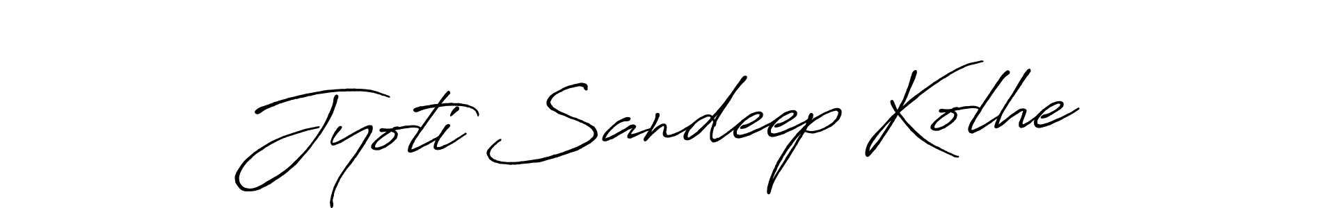 Also You can easily find your signature by using the search form. We will create Jyoti Sandeep Kolhe name handwritten signature images for you free of cost using Antro_Vectra_Bolder sign style. Jyoti Sandeep Kolhe signature style 7 images and pictures png