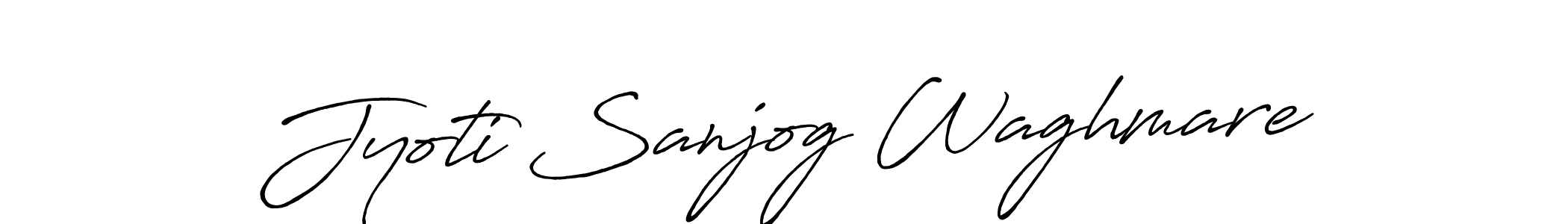 How to make Jyoti Sanjog Waghmare signature? Antro_Vectra_Bolder is a professional autograph style. Create handwritten signature for Jyoti Sanjog Waghmare name. Jyoti Sanjog Waghmare signature style 7 images and pictures png