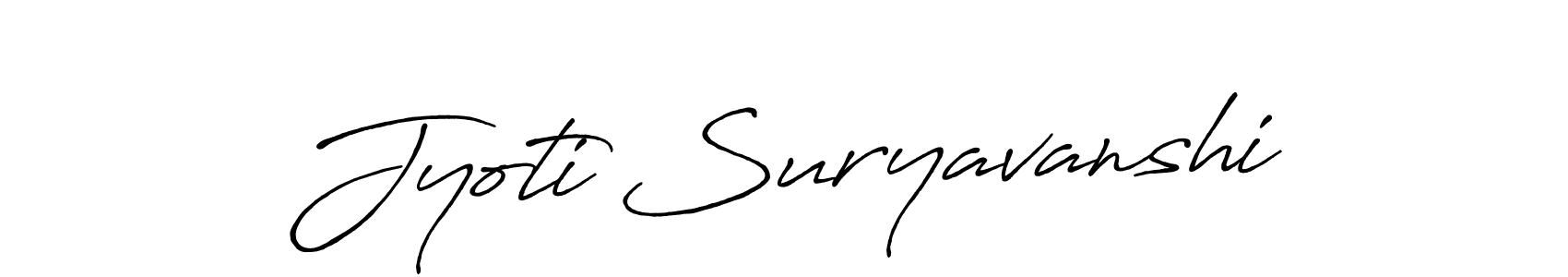 It looks lik you need a new signature style for name Jyoti Suryavanshi. Design unique handwritten (Antro_Vectra_Bolder) signature with our free signature maker in just a few clicks. Jyoti Suryavanshi signature style 7 images and pictures png