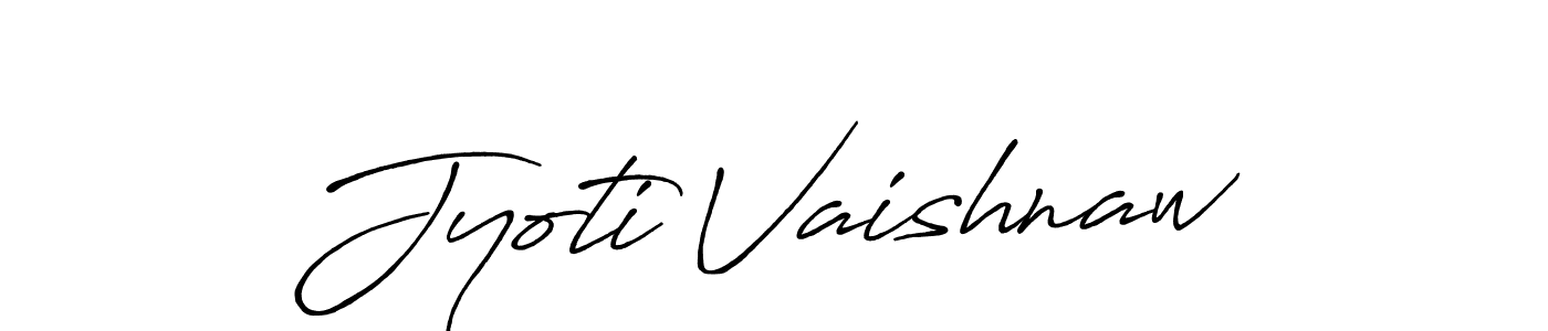 Jyoti Vaishnaw stylish signature style. Best Handwritten Sign (Antro_Vectra_Bolder) for my name. Handwritten Signature Collection Ideas for my name Jyoti Vaishnaw. Jyoti Vaishnaw signature style 7 images and pictures png