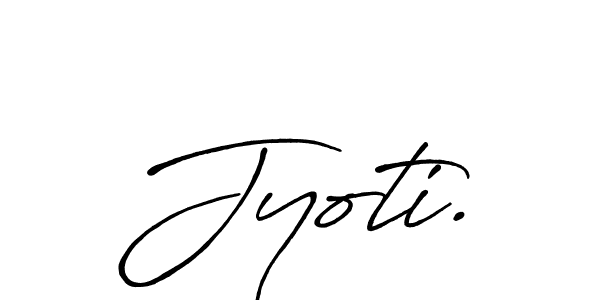 Design your own signature with our free online signature maker. With this signature software, you can create a handwritten (Antro_Vectra_Bolder) signature for name Jyoti.. Jyoti. signature style 7 images and pictures png