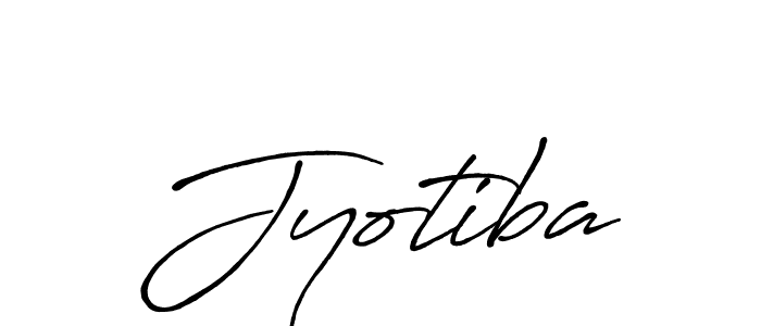 Make a beautiful signature design for name Jyotiba. With this signature (Antro_Vectra_Bolder) style, you can create a handwritten signature for free. Jyotiba signature style 7 images and pictures png