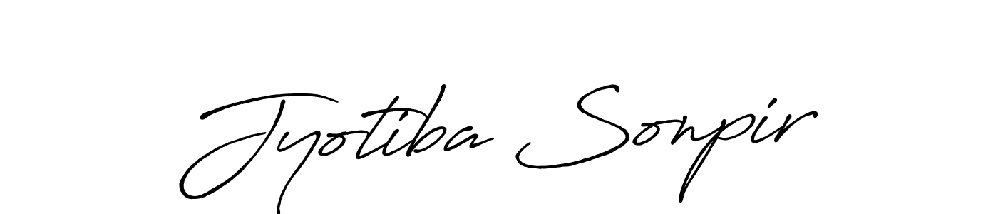 How to make Jyotiba Sonpir signature? Antro_Vectra_Bolder is a professional autograph style. Create handwritten signature for Jyotiba Sonpir name. Jyotiba Sonpir signature style 7 images and pictures png