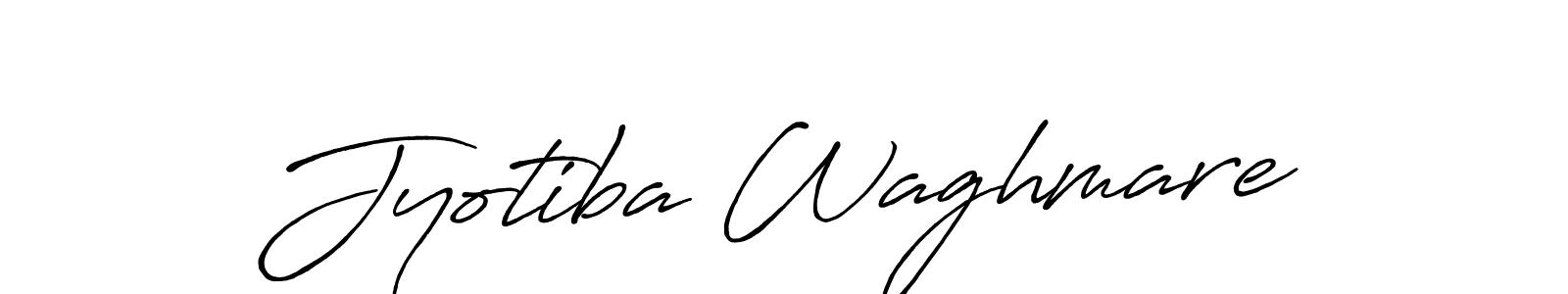 Jyotiba Waghmare stylish signature style. Best Handwritten Sign (Antro_Vectra_Bolder) for my name. Handwritten Signature Collection Ideas for my name Jyotiba Waghmare. Jyotiba Waghmare signature style 7 images and pictures png