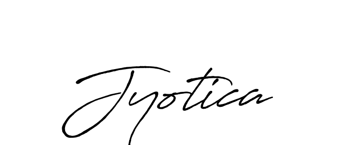 Create a beautiful signature design for name Jyotica. With this signature (Antro_Vectra_Bolder) fonts, you can make a handwritten signature for free. Jyotica signature style 7 images and pictures png