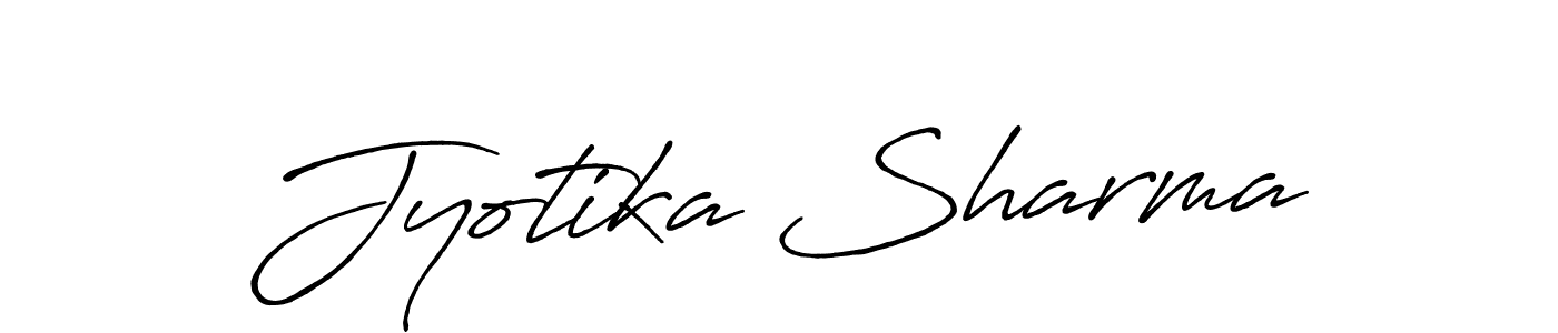 Similarly Antro_Vectra_Bolder is the best handwritten signature design. Signature creator online .You can use it as an online autograph creator for name Jyotika Sharma. Jyotika Sharma signature style 7 images and pictures png