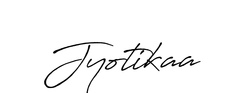 Also we have Jyotikaa name is the best signature style. Create professional handwritten signature collection using Antro_Vectra_Bolder autograph style. Jyotikaa signature style 7 images and pictures png