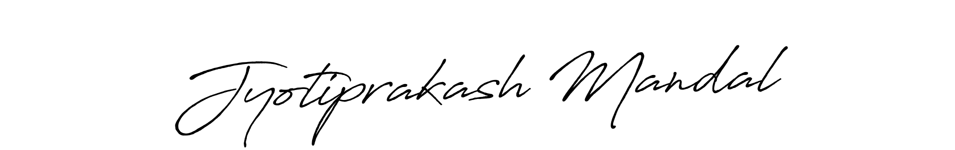Design your own signature with our free online signature maker. With this signature software, you can create a handwritten (Antro_Vectra_Bolder) signature for name Jyotiprakash Mandal. Jyotiprakash Mandal signature style 7 images and pictures png