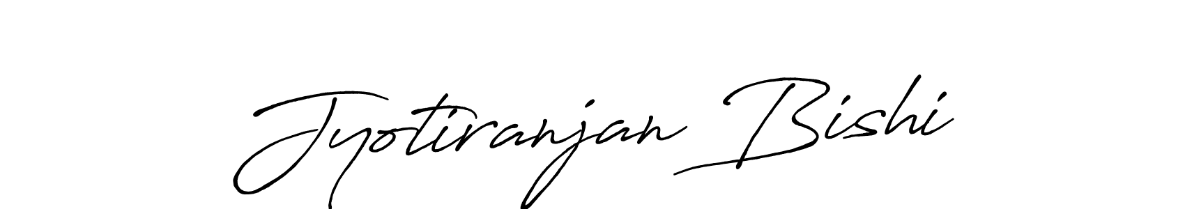 Make a beautiful signature design for name Jyotiranjan Bishi. With this signature (Antro_Vectra_Bolder) style, you can create a handwritten signature for free. Jyotiranjan Bishi signature style 7 images and pictures png