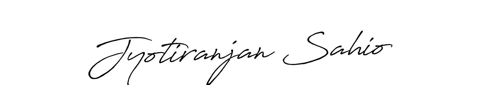 Jyotiranjan Sahio stylish signature style. Best Handwritten Sign (Antro_Vectra_Bolder) for my name. Handwritten Signature Collection Ideas for my name Jyotiranjan Sahio. Jyotiranjan Sahio signature style 7 images and pictures png