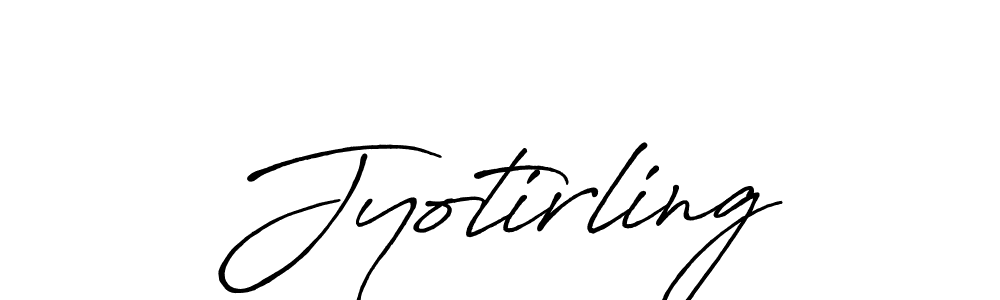 Create a beautiful signature design for name Jyotirling. With this signature (Antro_Vectra_Bolder) fonts, you can make a handwritten signature for free. Jyotirling signature style 7 images and pictures png