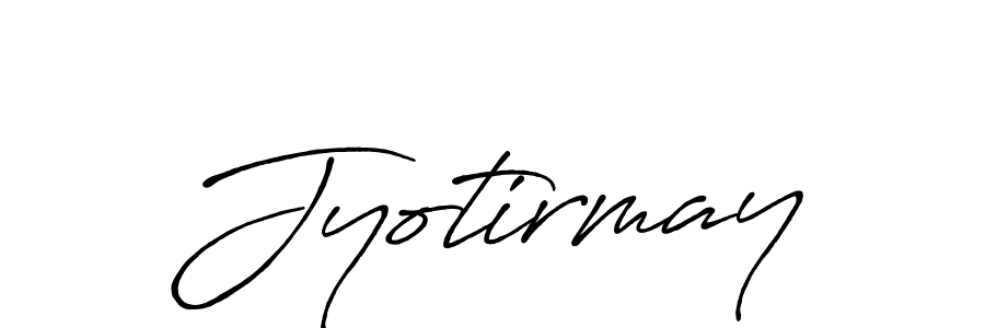 Use a signature maker to create a handwritten signature online. With this signature software, you can design (Antro_Vectra_Bolder) your own signature for name Jyotirmay. Jyotirmay signature style 7 images and pictures png