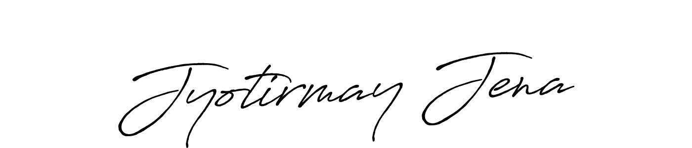 Create a beautiful signature design for name Jyotirmay Jena. With this signature (Antro_Vectra_Bolder) fonts, you can make a handwritten signature for free. Jyotirmay Jena signature style 7 images and pictures png