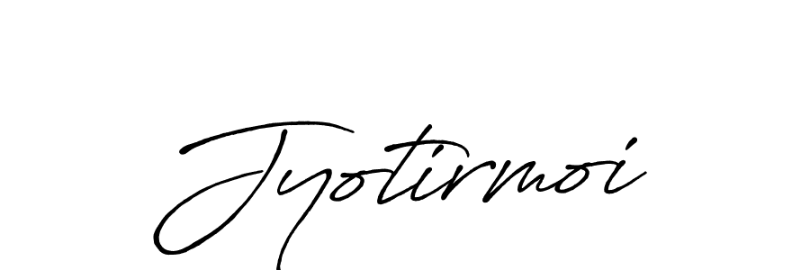 Use a signature maker to create a handwritten signature online. With this signature software, you can design (Antro_Vectra_Bolder) your own signature for name Jyotirmoi. Jyotirmoi signature style 7 images and pictures png