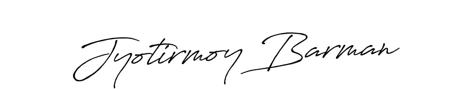 Use a signature maker to create a handwritten signature online. With this signature software, you can design (Antro_Vectra_Bolder) your own signature for name Jyotirmoy Barman. Jyotirmoy Barman signature style 7 images and pictures png