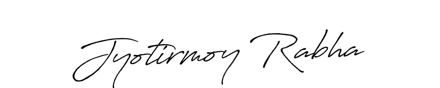 How to make Jyotirmoy Rabha signature? Antro_Vectra_Bolder is a professional autograph style. Create handwritten signature for Jyotirmoy Rabha name. Jyotirmoy Rabha signature style 7 images and pictures png