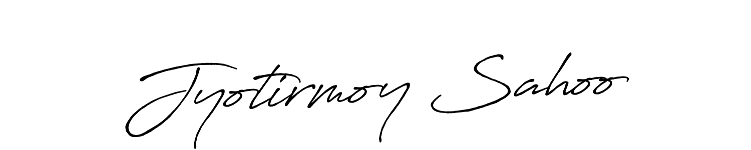 Antro_Vectra_Bolder is a professional signature style that is perfect for those who want to add a touch of class to their signature. It is also a great choice for those who want to make their signature more unique. Get Jyotirmoy Sahoo name to fancy signature for free. Jyotirmoy Sahoo signature style 7 images and pictures png