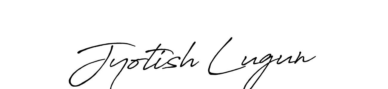 Use a signature maker to create a handwritten signature online. With this signature software, you can design (Antro_Vectra_Bolder) your own signature for name Jyotish Lugun. Jyotish Lugun signature style 7 images and pictures png